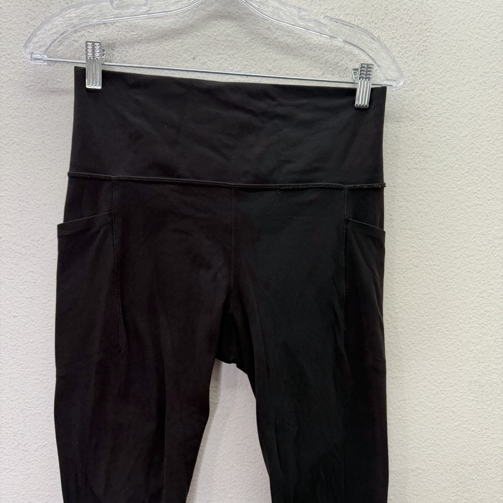 Athleta Salutation Stash Pocket II Tight Black Powervita Leggings Women's Medium - Picture 2 of 6